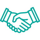 Icone de poignée de main